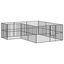 vidaXL Corralito para perros con 4 paneles acero galvanizado negro, , large indicador imagen numero 13