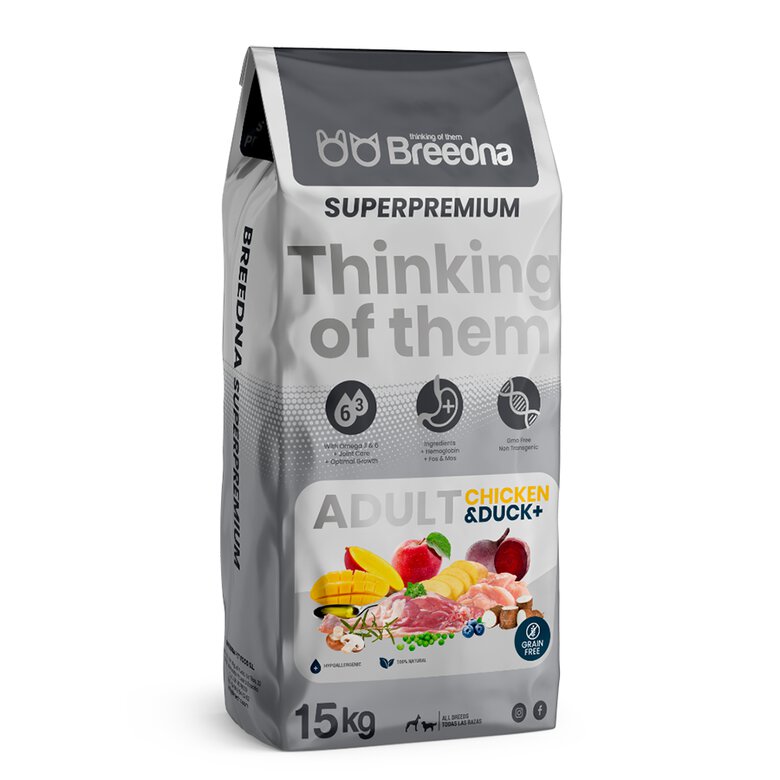 Breedna Pienso para perros Grain Free Chicken&Duck+, , large image number null