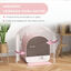 PawHut Caja de Arena para Gatos Arenero Cerrado para Gatos con Puerta Delantera Bandeja Extraíble Pala Alfombra y Filtro 43x44x47 cm Rosa, , large indicador imagen numero 5