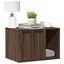 vidaXL Mueble arenero para gatos madera ingeniería marrón, , large indicador imagen numero 2