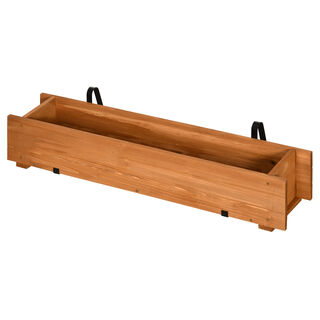 Outsunny Arriate De Madera De Suelo O Pared Rectangular 