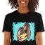Mascochula camiseta mujer graffiti personalizada con tu mascota negro, , large indicador imagen numero 1