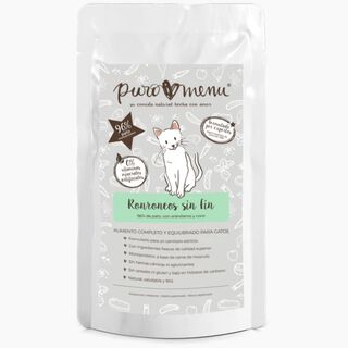Puromenu Comida húmeda para gatos de Pato BIO | 1 sobre de 100g