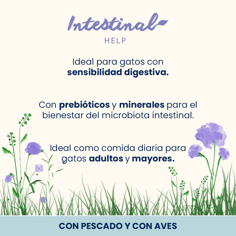 6 sobres x 70 g Almo Nature Intestinal Help Pescado y Aves sobre para gatos - Multipack, , large Imagen numero 2