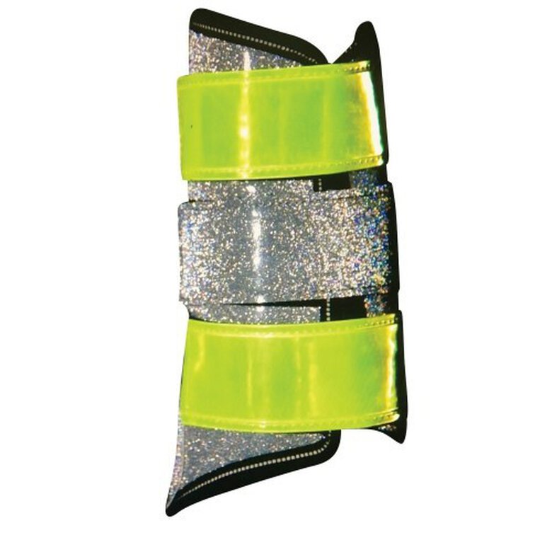Protectores Brushing reflectantes Diamond para caballos color Amarillo, , large image number null