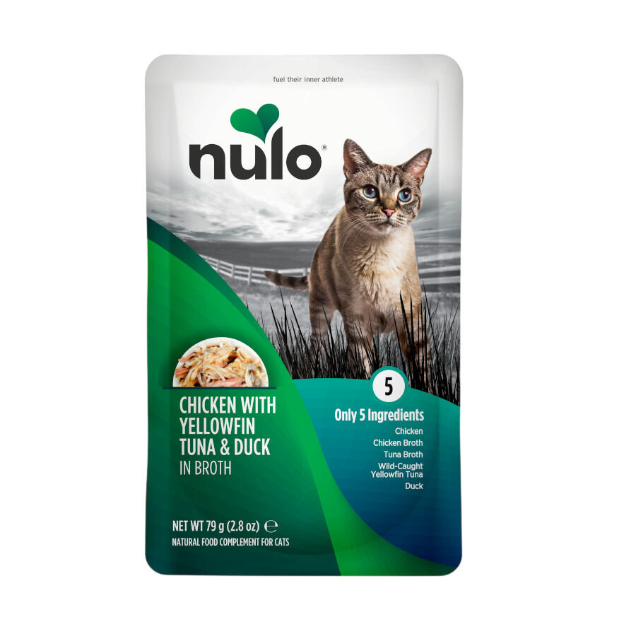 79 g Nulo Pollo At&uacute;n y Pato Sobres para gatos, , large Imagen numero 1