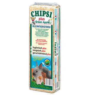 Chipsi Plus Viruta Aromatizada Manzana Verde para roedores
