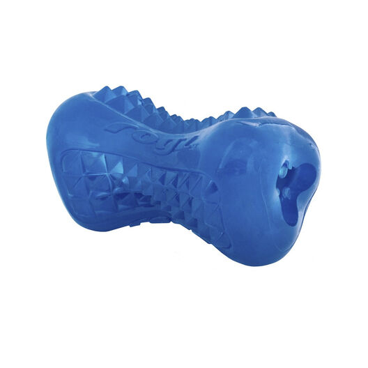 Rogz yumz hueso de juguete azul para perros, , large image number null