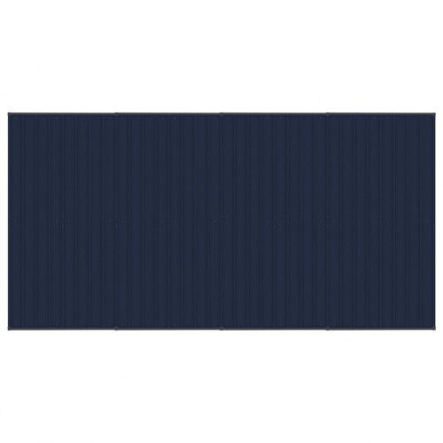 Vidaxl perrera de acero con bisagra y puerta para perros, , large Imagen numero 16