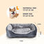 Nobleza Cama Perro Grandes, Cama para Perro Lavable, Cama de Perros Medianos Antideslizantes con Relleno de Fibras Super Suave, Cama para Mascotas Pequeños,, , large indicador imagen numero 3