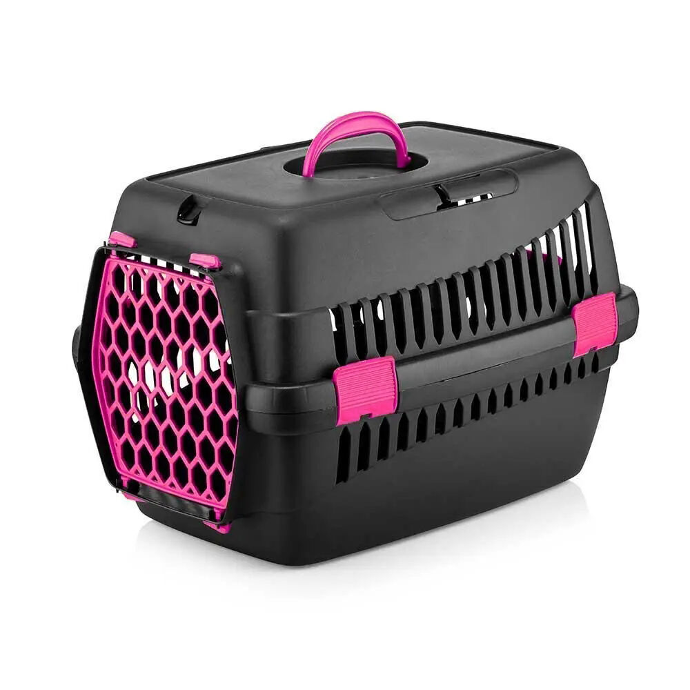 Transportin Gato Perro Peque&ntilde;o,Transporte Port&aacute;til y Transpirable para Mascotas,Transporte de Pl&aacute;stico para Perros 35x49x33cm color se entrega al azar, , large Imagen numero 2