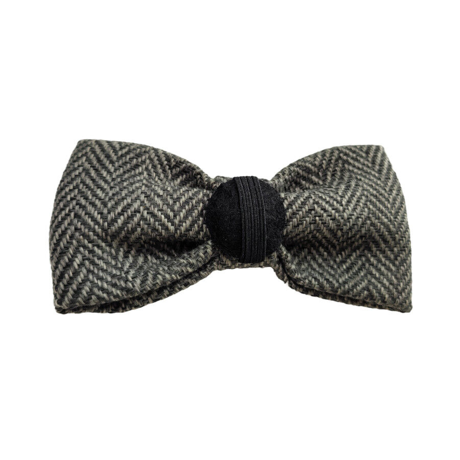 Gotoo Set Bandana y Pajarita espiga gris para perros, , large Imagen numero 6