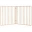 vidaXL Puerta para perros plegable 2 paneles madera de álamo 160 cm, , large indicador imagen numero 9