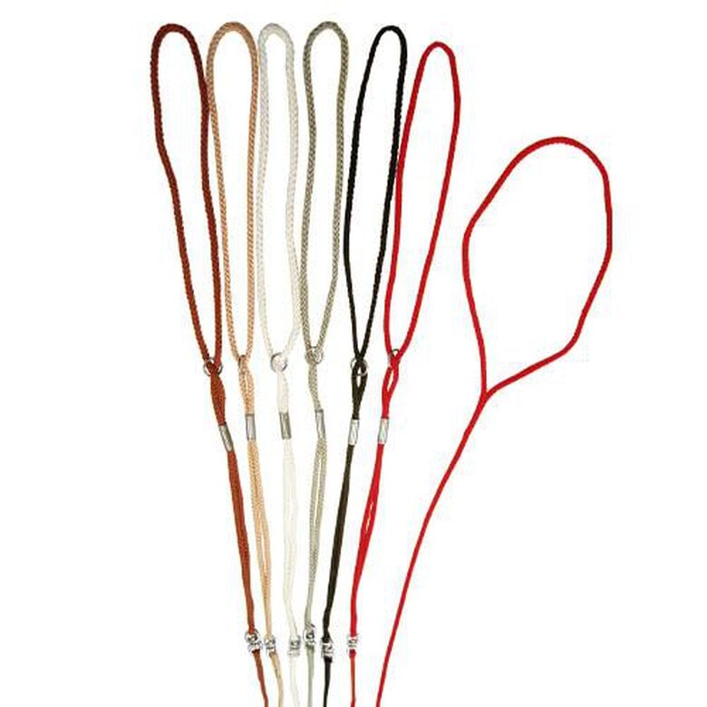 Lazos de nylon redondos con quitavueltas COLOR NEGRO