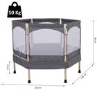 Trampolín infantil Homcom para mascotas y niños color Gris, , large image number null