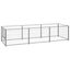VidaXL Perrera de Acero Pequeña Rectangular para perros, , large indicador imagen numero 1