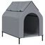 vidaXL Casa para perros tela Oxford y acero gris antracita, , large indicador imagen numero 5