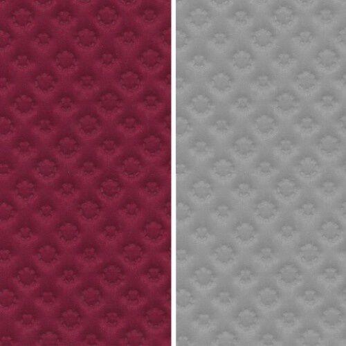 Vipalia cubre sof&aacute; c&iacute;rculos rojo y gris para mascotas, , large Imagen numero 3