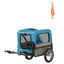 PawHut Remolque Azul con Negro para perros, , large indicador imagen numero 1