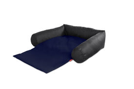 Gauty Cama Tela Impermeable gris y azul para Perros y Gatos