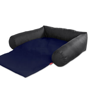 Gauty Cama Tela Impermeable gris y azul para Perros y Gatos