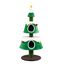 COSTWAY 156 cm &Aacute;rbol de Navidad para Gatos con 2 Casitas Grandes, Torre para Gatos con Rascadores de Yute, Juguete en Estrella con Resorte y Bolas Decorativas, Mueble de Juegos para Interior, , large indicador imagen numero 1