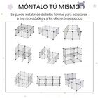 Jaula DIY PawHut para animales pequeños color Negro, , large image number null