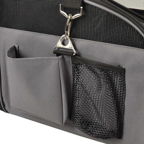 Asiento de coche transport&iacute;n para mascotas color Gris, , large Imagen numero 4