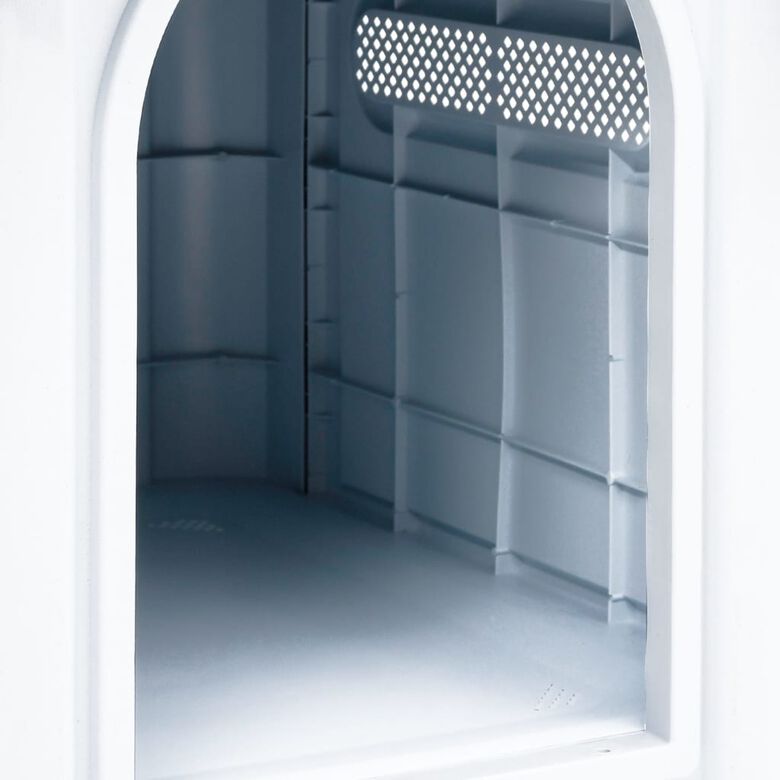 VidaXL Caseta Blanca y Azul para perros medianos thumbnail