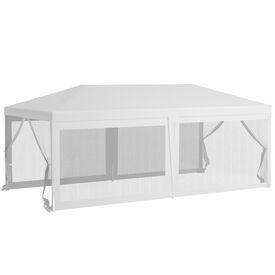 Outsunny Carpa De Jardín Blanco 