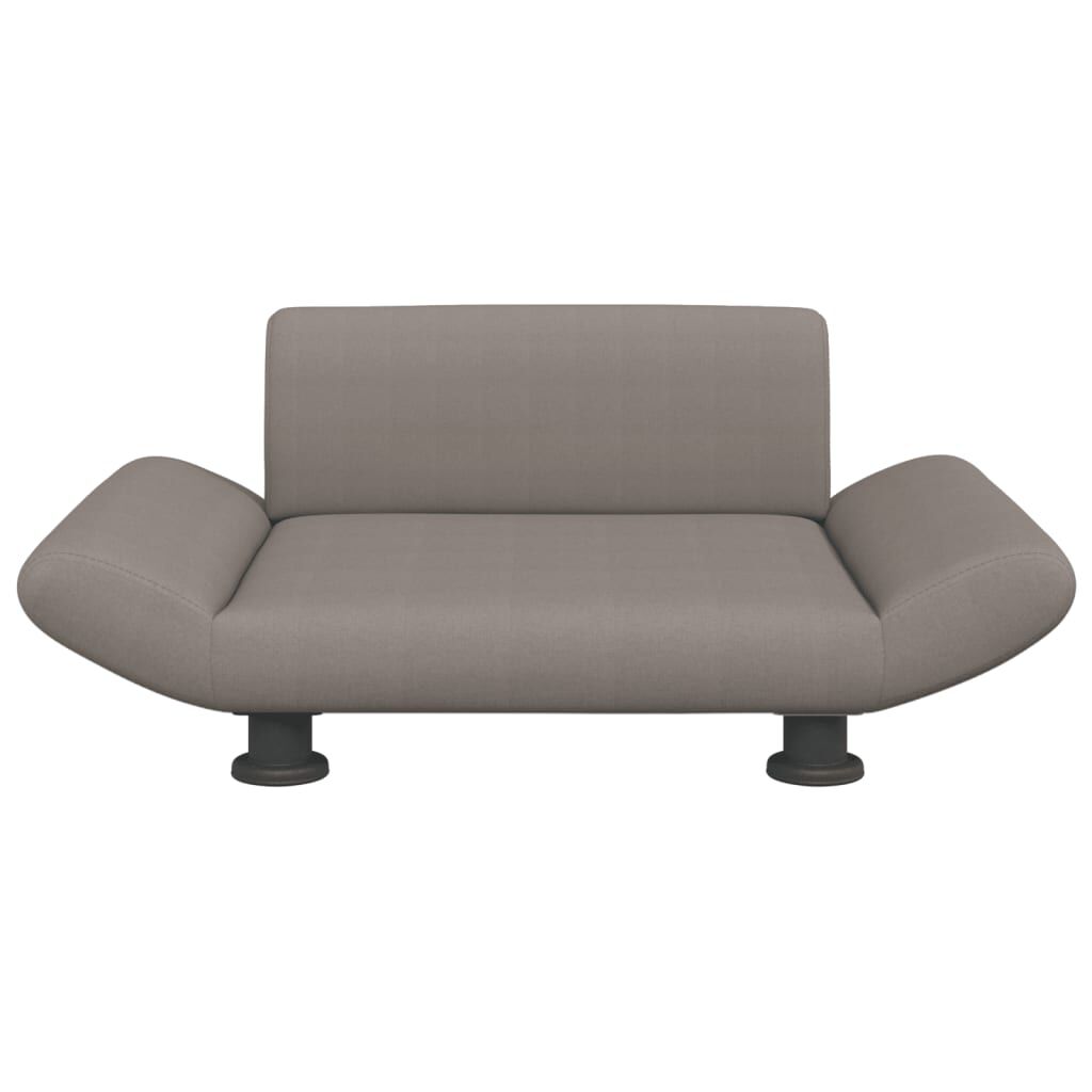 vidaXL Cama para perros de tela gris taupe 70x45x28 cm, , large Imagen numero 2