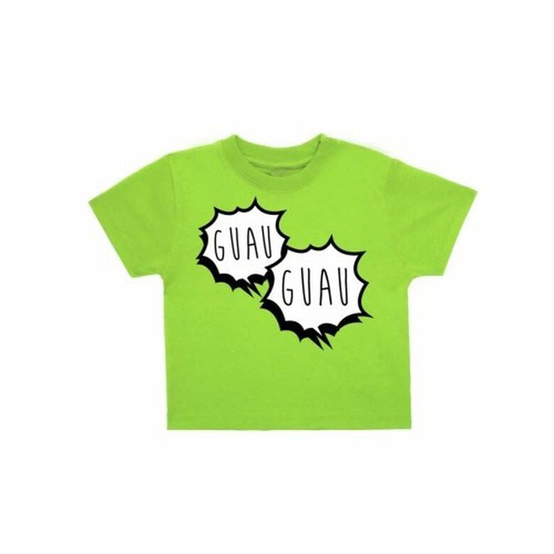 Camiseta bebé &quot;Guau, guau&quot; color Verde thumbnail