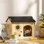 PawHut Caseta de Madera para Perros Pequeños, , large indicador imagen numero 2