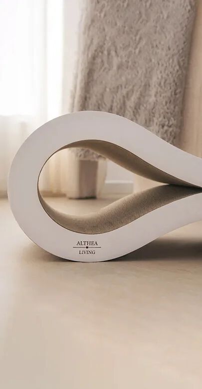 Althea Living - Rascador para gatos ondulado, cart&oacute;n corrugado, reversible, , large Imagen numero 5