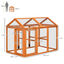 PawHut Gallinero Madera Natural, , large indicador imagen numero 3