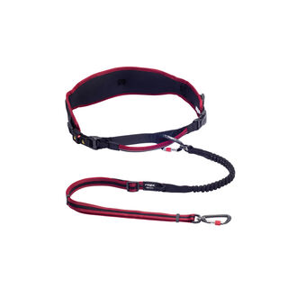 Rogz Airtech Correa con Cinturón Roja S/M para perros