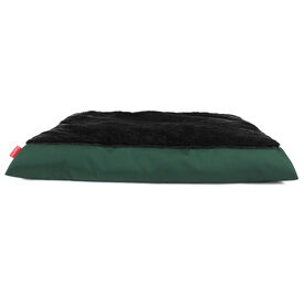 Gauty Cama Redonda Tela Impermeable y pelo verde y negro para Perros y Gatos 