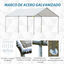 Outsunny Cochera Exterior Blanco, , large indicador imagen numero 5
