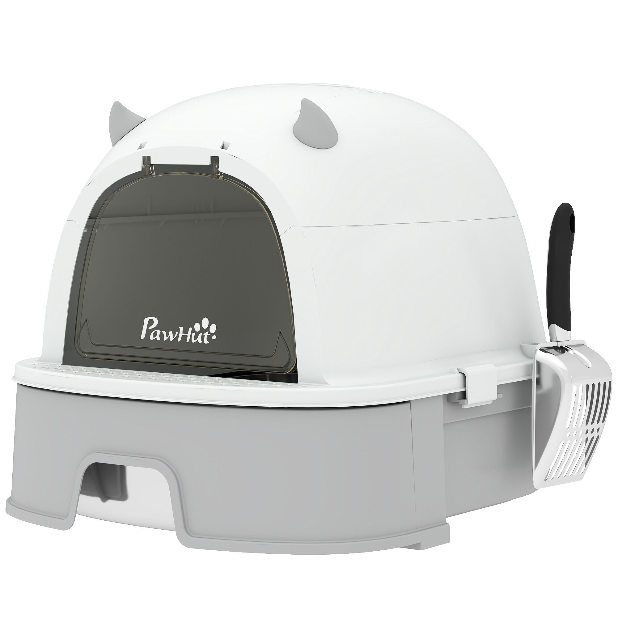 PawHut Arenero para Gato Gris, , large Imagen numero 1