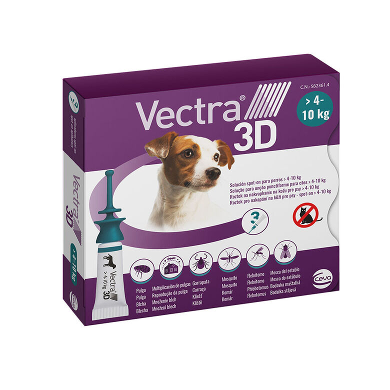 Vectra 3D Pipetas Antiparasitarias para perros thumbnail