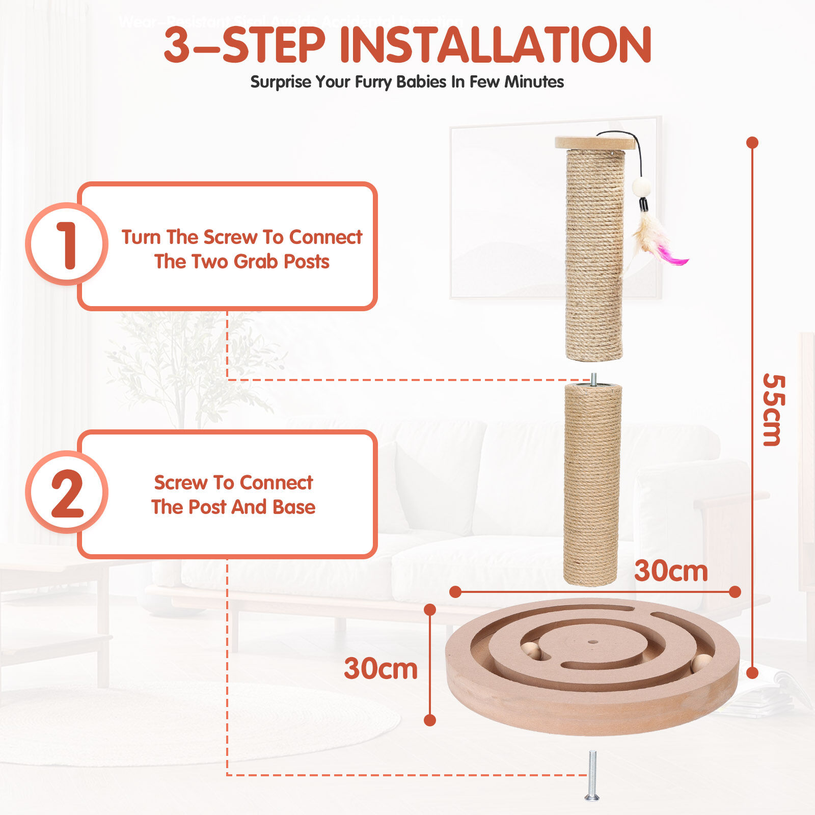 Nobleza Árbol rascador de Madera para Gatos thumbnail