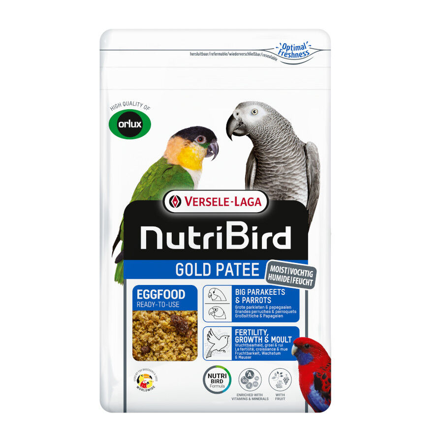 Versele-Laga NutriBird Gold Patee Pasta de Huevo para loros, , large Imagen numero 1