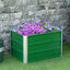 Outsunny Arriate Alto de Jard&iacute;n de Acero Incluye Guantes Huerto Urbano Jardinera Macetero Rectangular para Cultivos Plantas Flores para Exterior Terraza Balc&oacute;n 66x47x40 cm Verde, , large indicador imagen numero 2