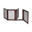 COSTWAY Barrera de Puerta de Seguridad Rejilla para Perros Mascotas Puerta Escalera Protección Plegable de Madera (203 x 76 x 1,8cm), , large indicador imagen numero 1