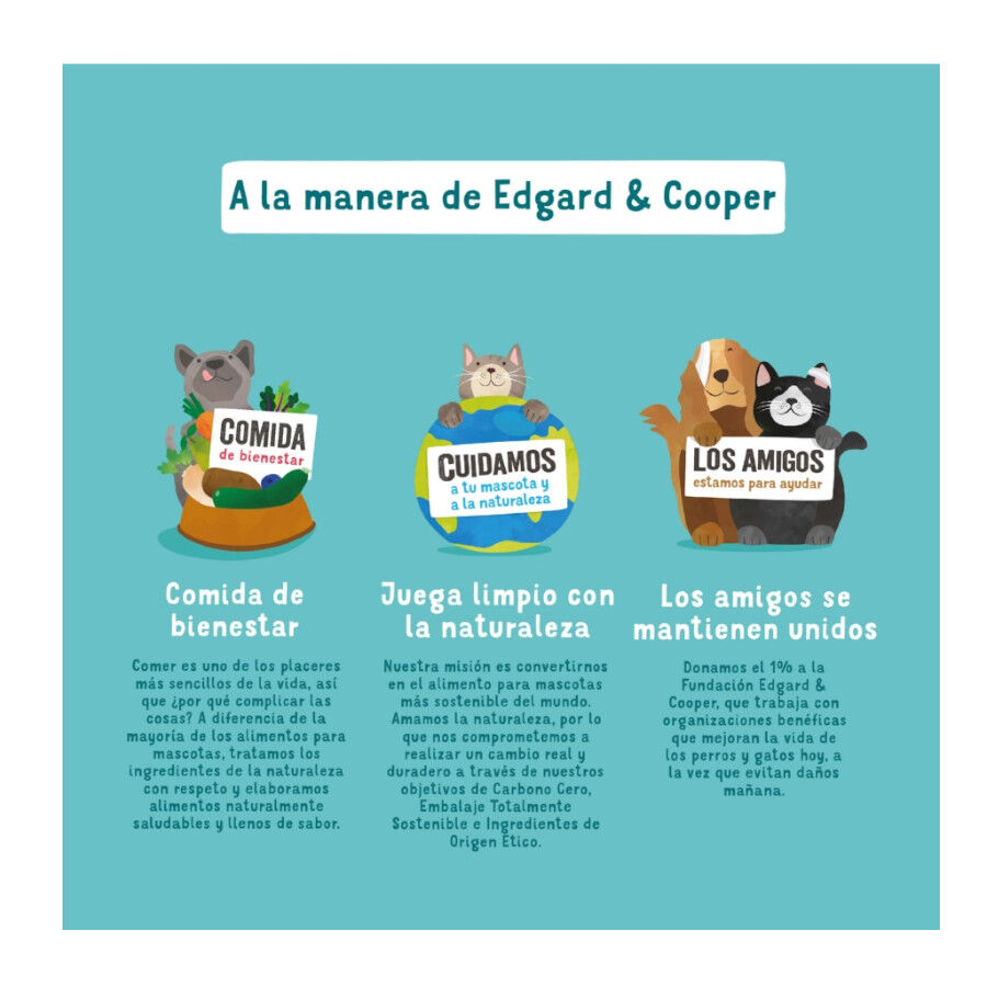 Edgard &amp; Cooper Grain Free Salmón y Pavo lata para perros thumbnail