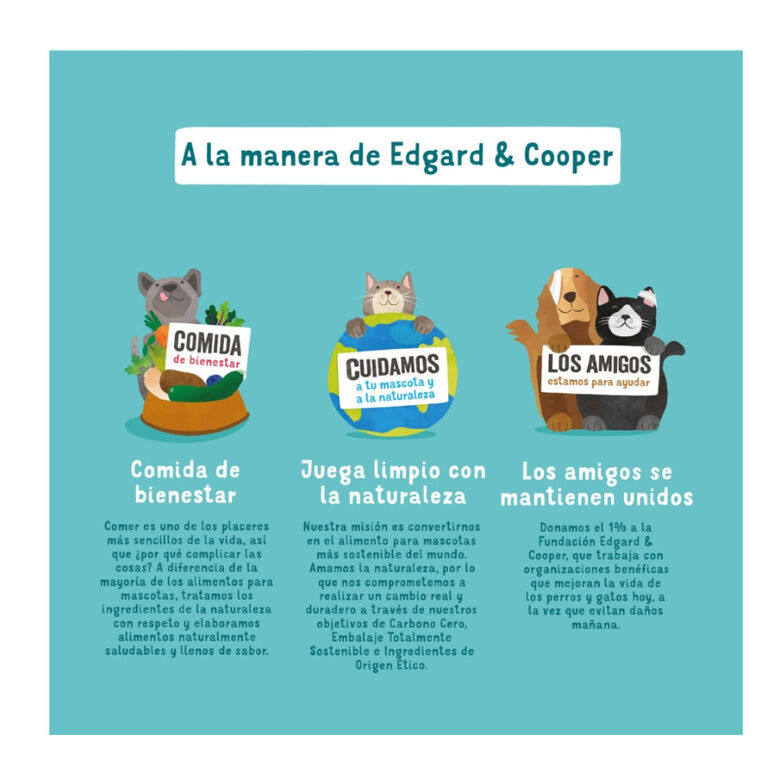 Edgard &amp; Cooper Grain Free Salmón y Pavo lata para perros thumbnail