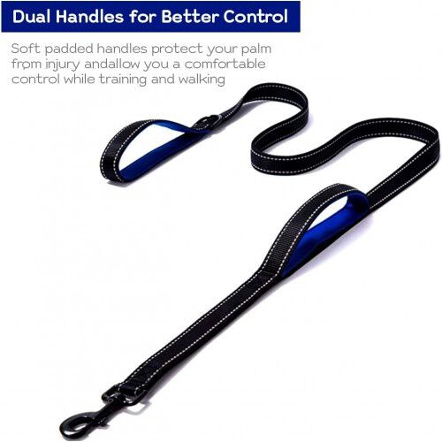 Edipets correa alta resistencia azul y negro para perros, , large Imagen numero 2