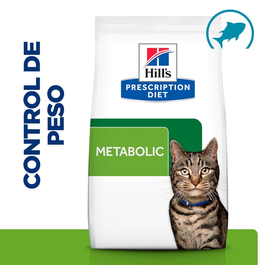 Hill&#039;s Prescription Diet Metabolic Atún pienso para gatos thumbnail