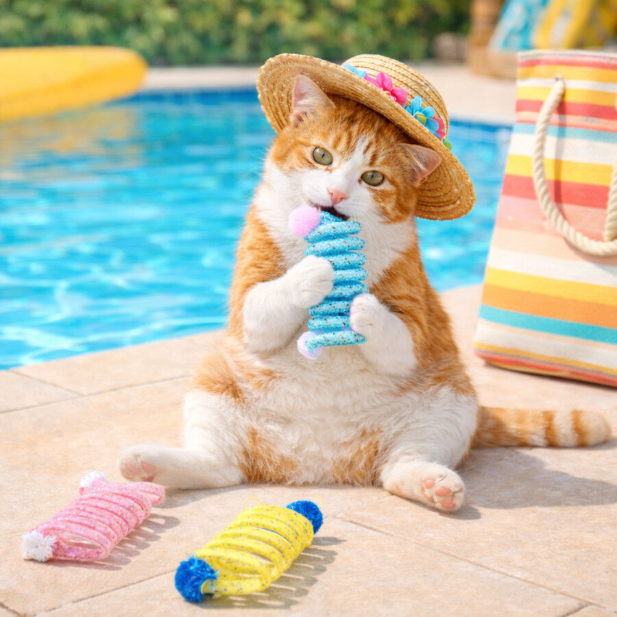 Summer Vibes Pack Muelles Juguete para gatos, , large Imagen numero 1