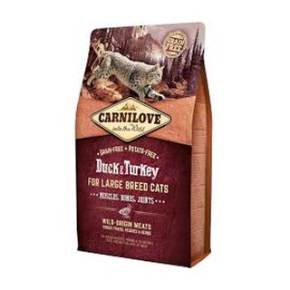 Carnilove Large Pato y Pavo pienso para gatos 